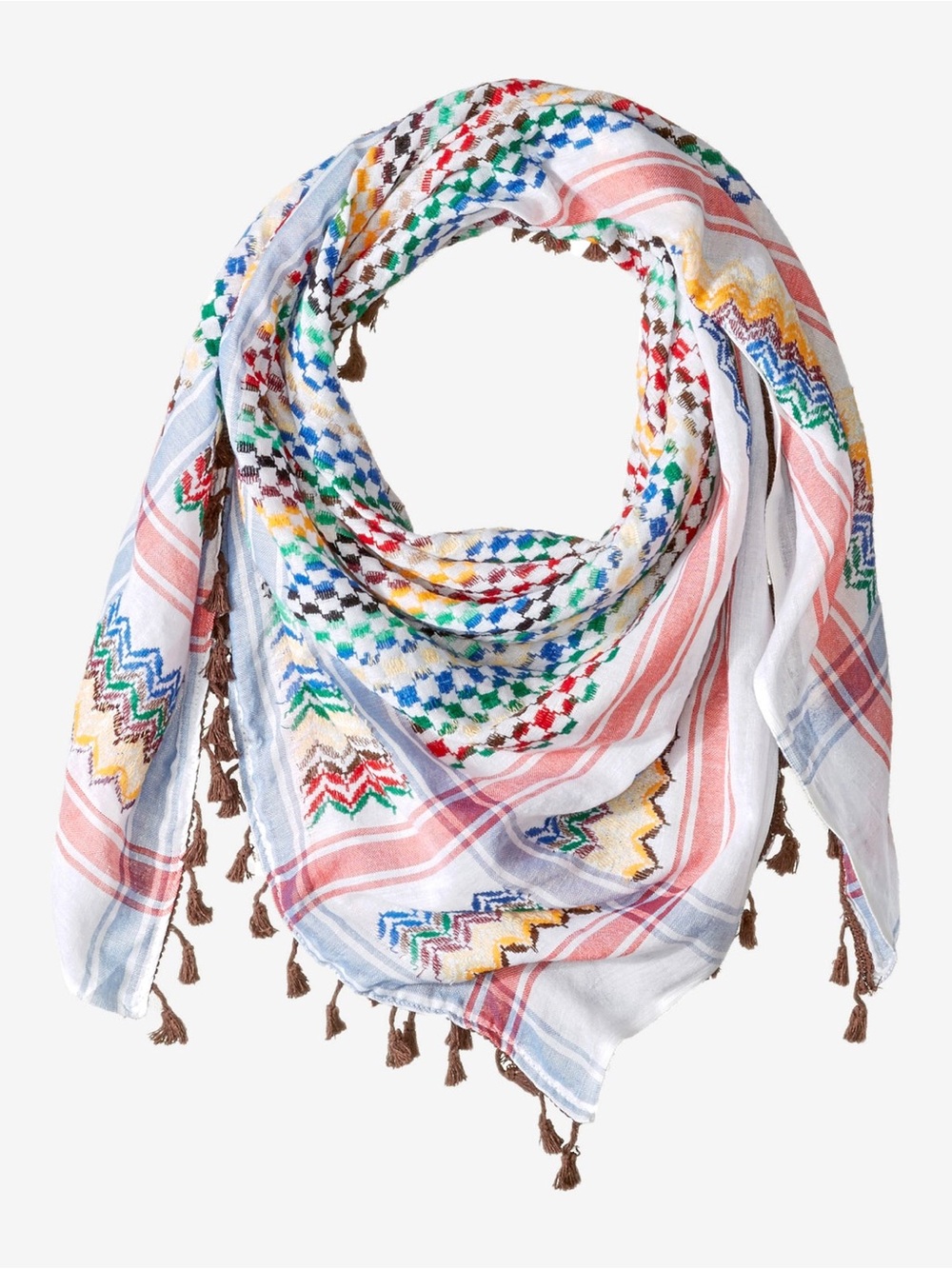 Rainbow Hirbawi Kufiya Keffiyeh - proceeds donated